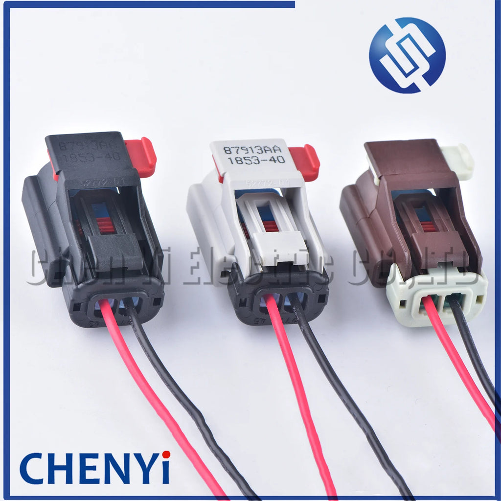 2 Pin auto oil sensor pressure sensor Urea pump plug Air solenoid valve plug wiring harness 54200206 54200207 for cummins Ecofit