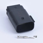 12 Pin car Automotive Headlight Plug Female or Male Connector plug 33472-1201 33482-1201 For Ford Focus Mondeo Buick Chevrolet