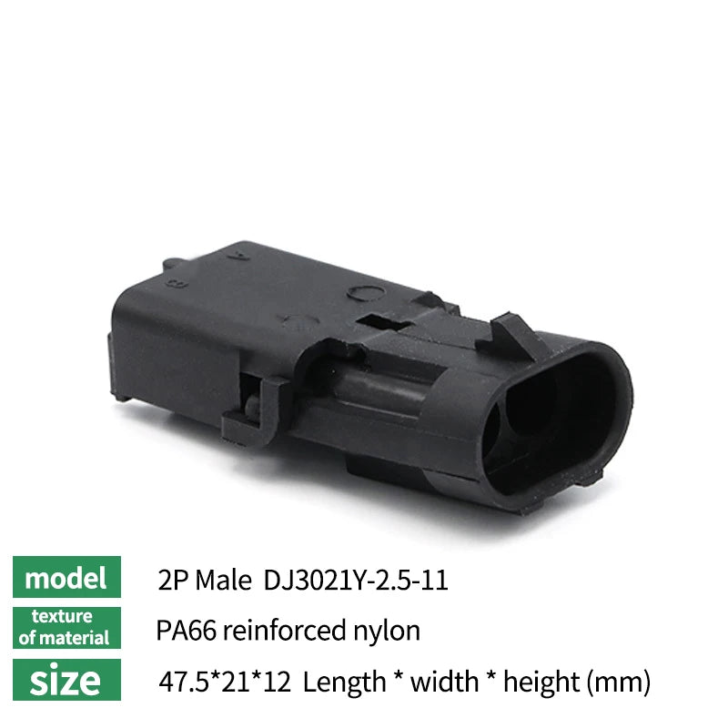 2.5 Series Automotive Waterproof Connector 1/2/3/4/6Pin Male And Female Plugs Haltech MAP TPS Wire Connector For GM