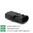 2.5 Series Automotive Waterproof Connector 1/2/3/4/6Pin Male And Female Plugs Haltech MAP TPS Wire Connector For GM