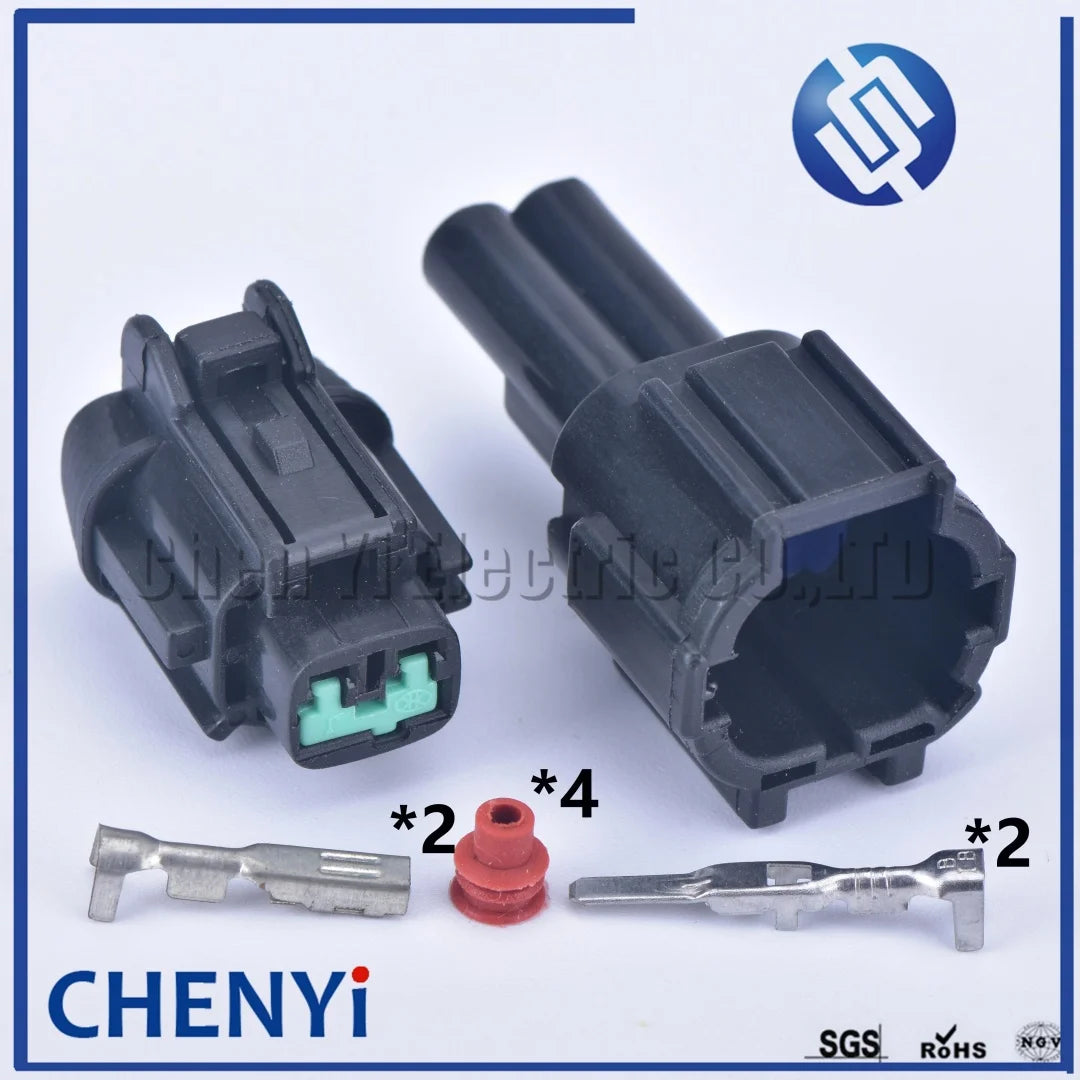 2 Pin Auto waterproof connector Fog turn signal width indicator wires plug 6185-0865 6918-1774 6188-0552 For Nissan TEANA SYLPHY