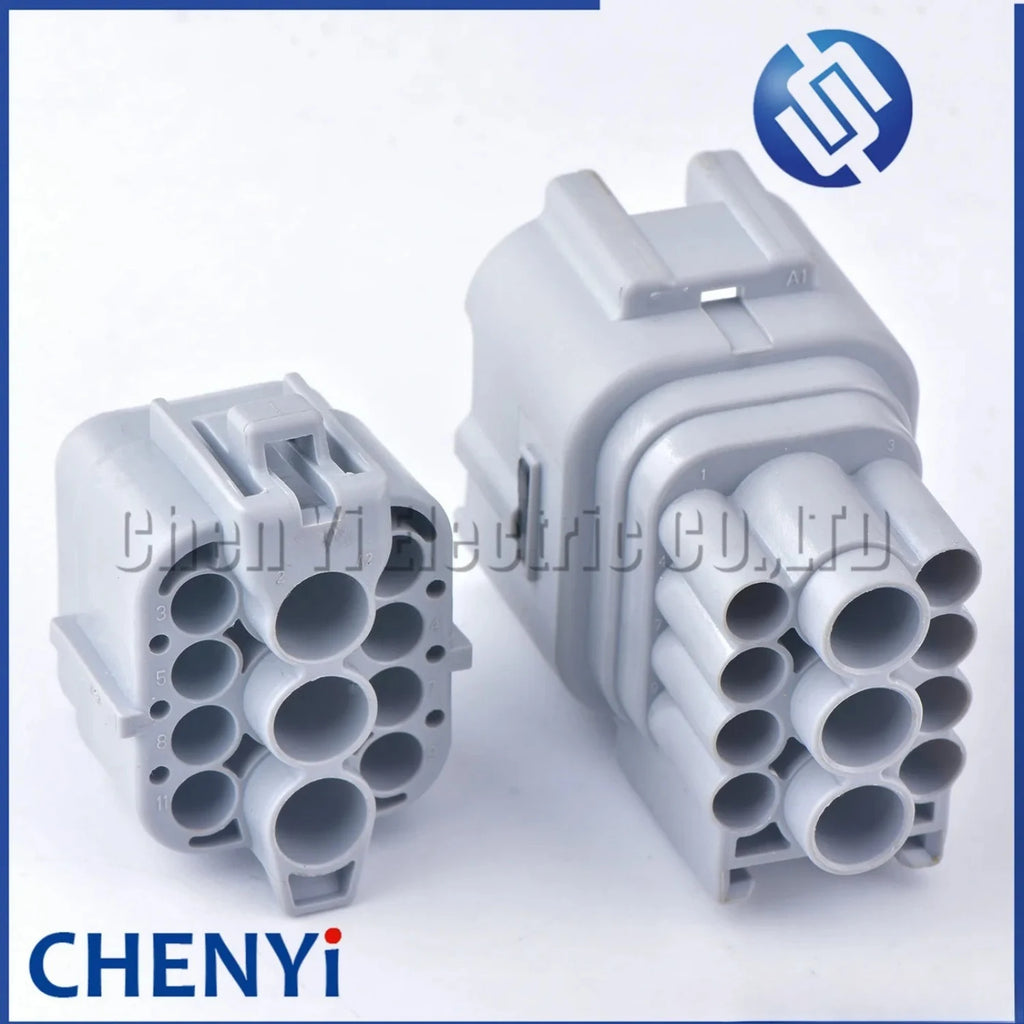 11 Pin Auto waterproof connector headlight Socket ABS functional sensor plug 90980-11239 90980-11240 6188-0221 6189-0375