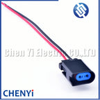 2 Pin/Way Female or Male Brake Pad Sensor Connector Wheel ABS Sensor Scoket Plug Wire Harness Pigtail 2-1437712 For Ford