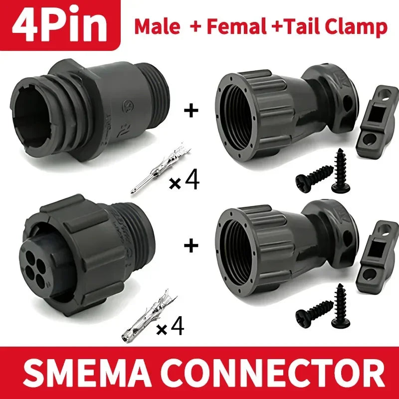 4/9/14 Pin AMP/TE Type CPC Connector, 182919-1 206153-1 182647-1, Circular Plug with Pins for SMEMA & Auto Sensor