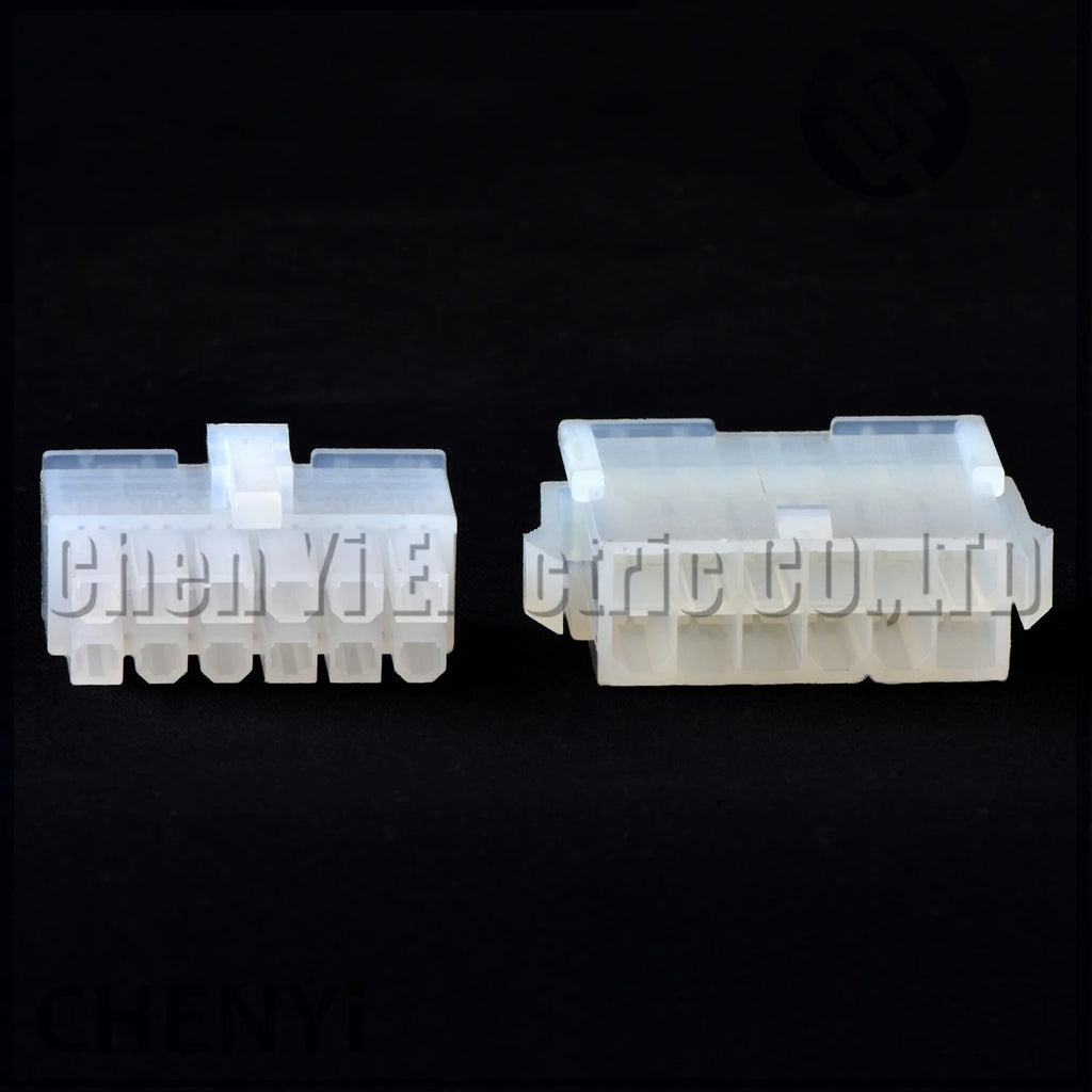 5 Pcs 12 Pin Automotive electronic connector wire harness plug socket 5557-2*6R 5559-2*6P male or female with Pins