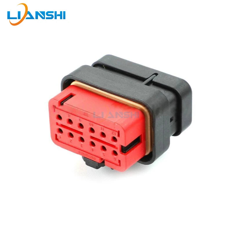 776437-1/776438-1 is suitable for the 12p male and female wire harness plug of the excavator plug connector DJ73121-1.6-11/21