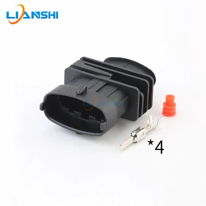 1928403453 1928404627 For automotive air conditioning wiring harness plug oxygen sensor 4-hole male and female connectors with t