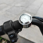 Universal 7/8 "Waterproof Chrome Motorcycle Bike Handlebar Mount Quartz Clock Watch Aluminum Luminous Clock Moto Black Amagi
