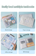 5/10/20pcs Mesh Zipper Bag Jigsaw Bag Zipper Bag for Organizing Classroom Organization Plastic Zipper Bag A4 Size Board Gam Amag