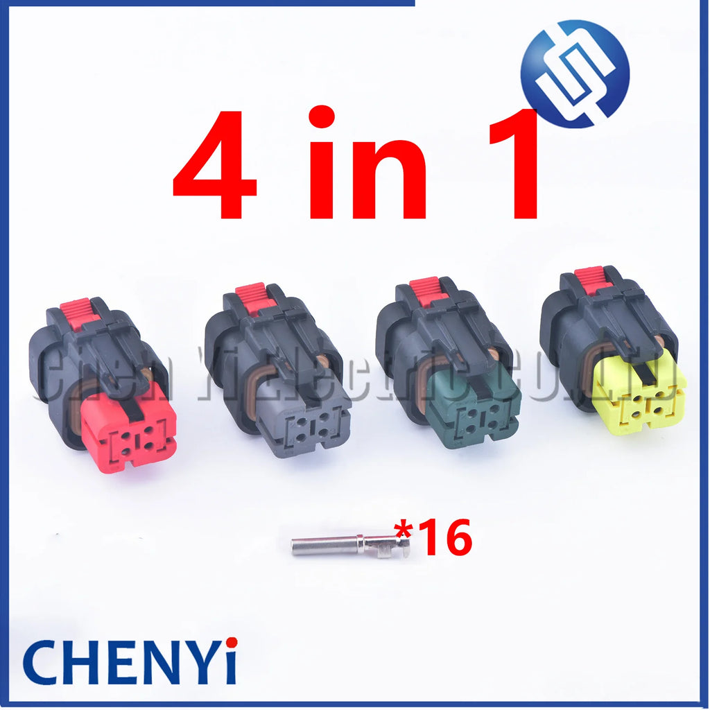 4 Pin 1.5 Series Car Waterproof Connector 776488-1 776487-1 776487-2 776487-3 776487-4 Harness plug for truck excavator