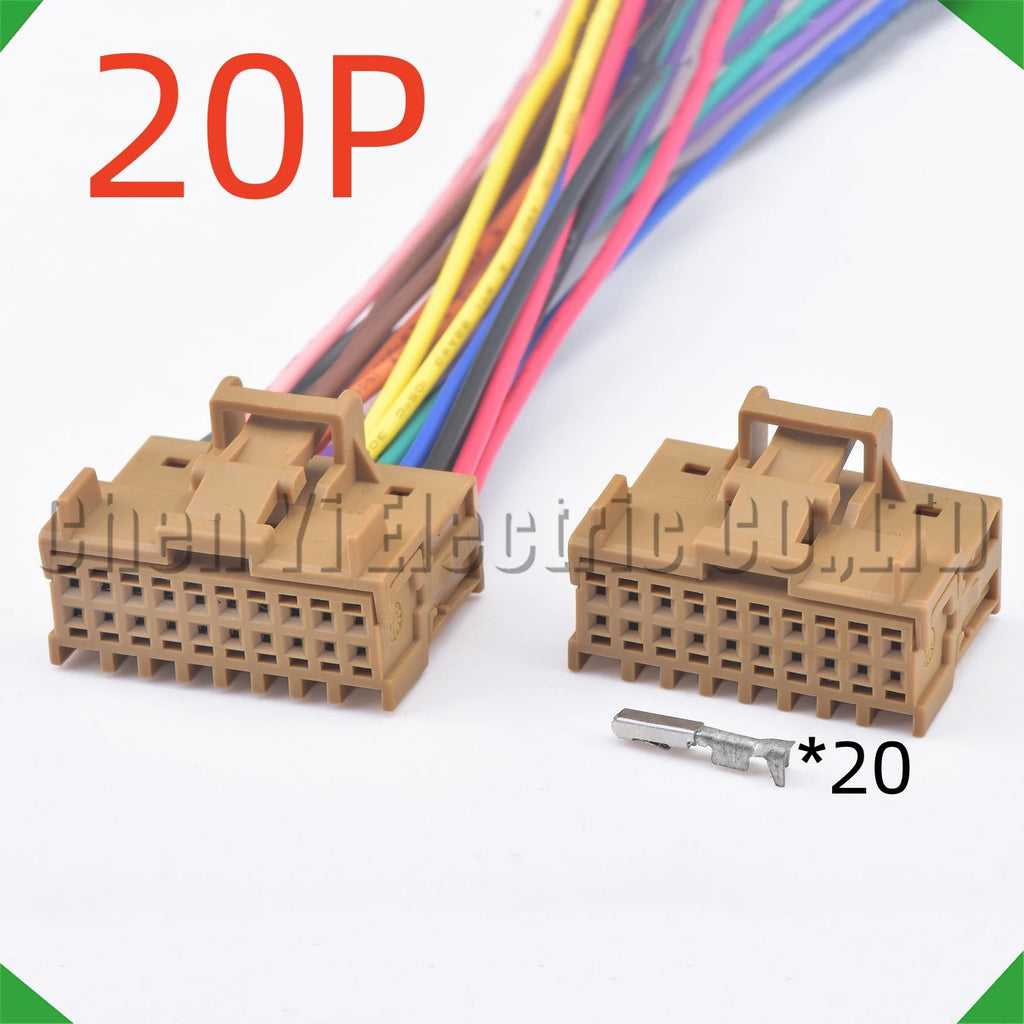 20-pin auto connector connectors reverse trajectory module headlights harness vw audi