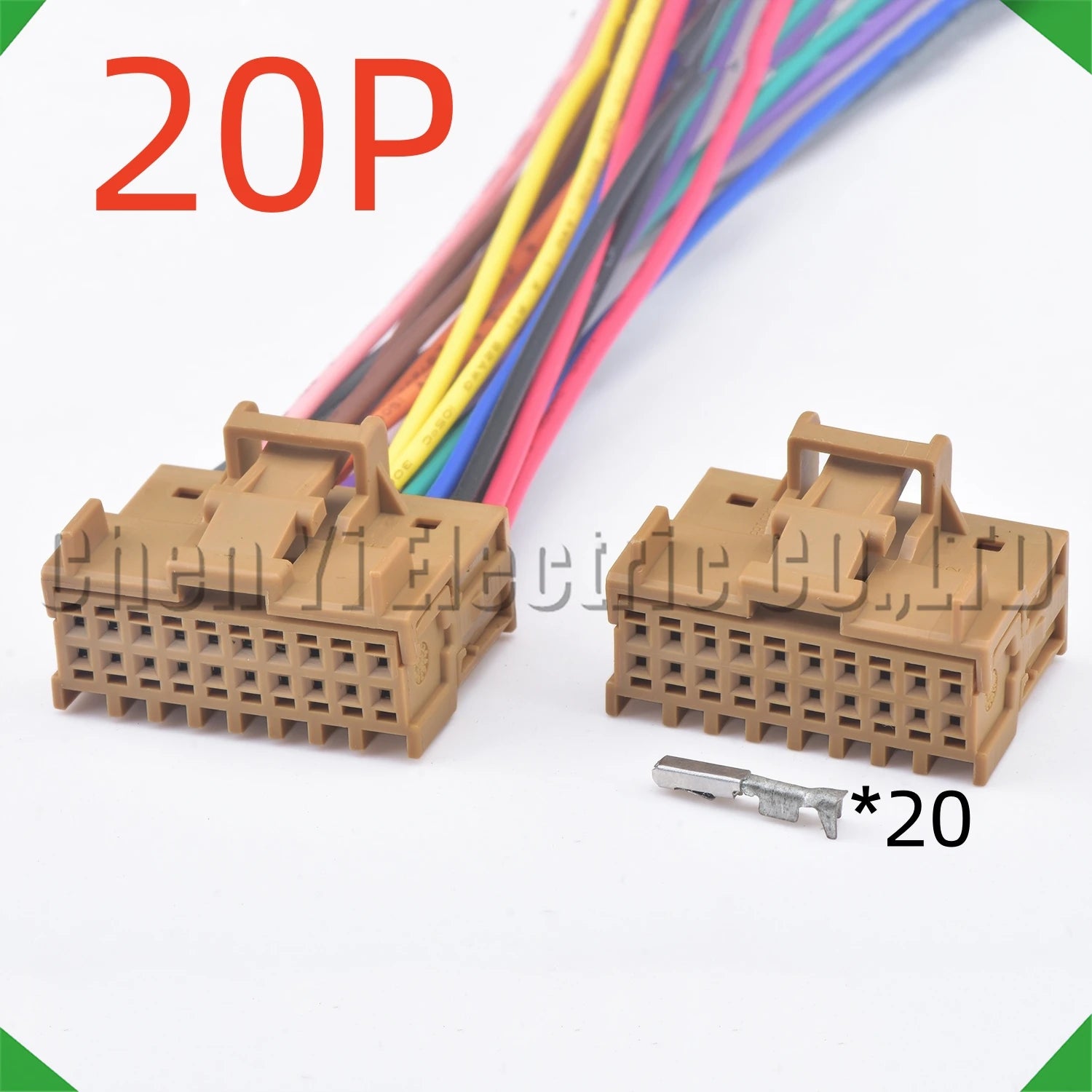 20-pin auto connector connectors reverse trajectory module headlights harness vw audi