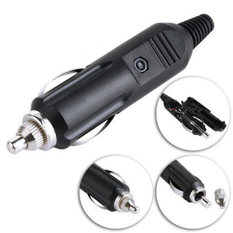 5pcs 12V To 24V Car Cigarette Lighter Plug Fuses 5A With LED Indicator Plug Power Charger Adapter Connector Fuse Converter Plug