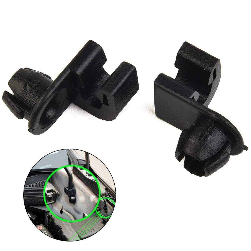 2Pcs Hood Bonnet Stay Rod Clip For Berlingo C3 C4 2008 301 208 308 Partner Car ABS Plastic Hood Fastener Retainer