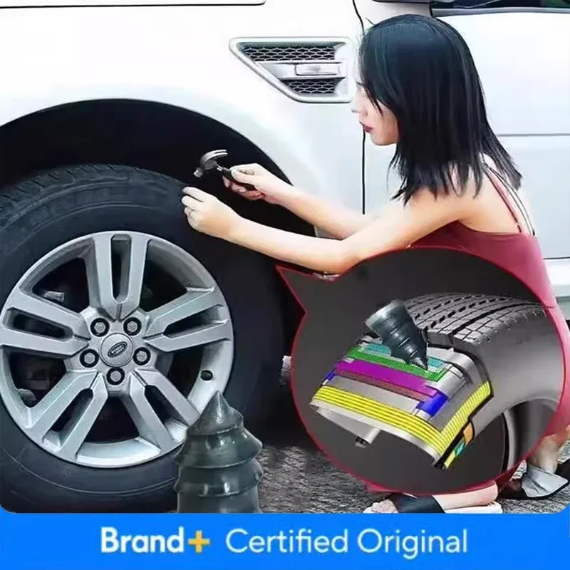 Practical Vacuum Tire Puncture Repair Kit Universal Nail Screw Rubber Metal Tool Car Patch Auto Repair Accessories Amagi