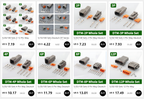 5/20/100 Sets 6 Pin Way Deutsch DTM04-6P DTM06-6S Waterproof Electrical Wire Connector 16-22AWG DTM Series Connector Male Female