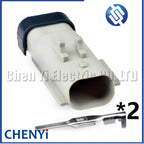 2 Pin automotive waterproof connector Air solenoid valve plug 54200207 54200261 54200206 For Cummins Jeep Lincoln Chrysler