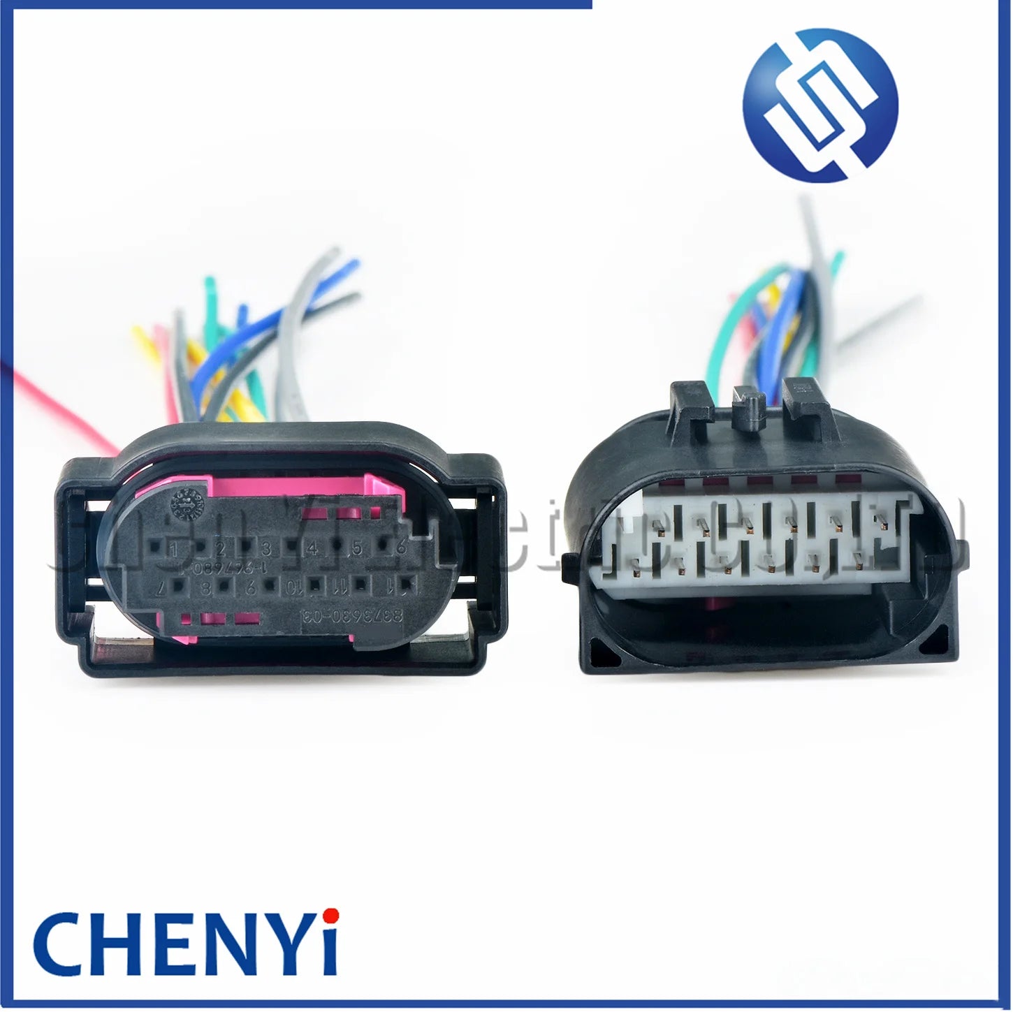 12 Pin Automotive Connectors Lane Assist LCA steering sensor reversing radar Wire harness Plug 1534151-1 1534152-1