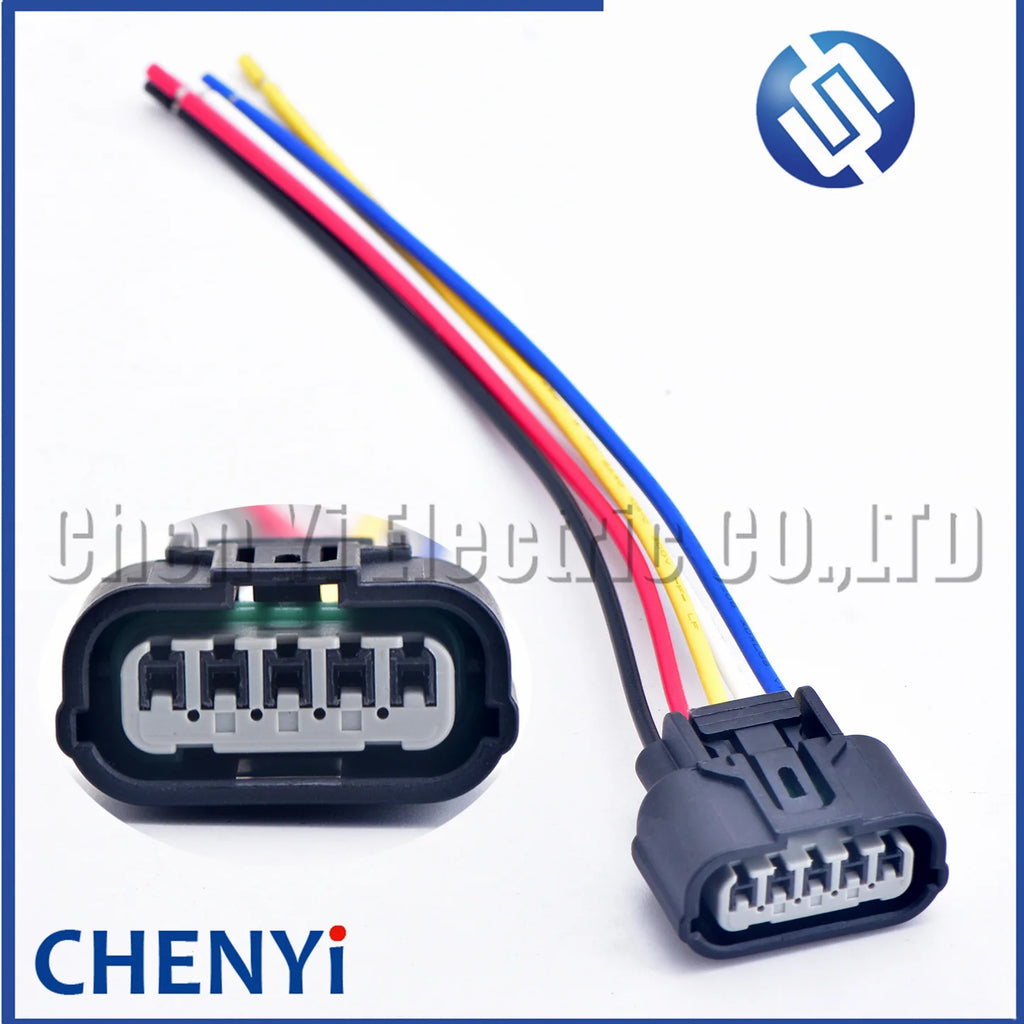 5 Pin Car connector Mass Air flow Sensor turbocharger motor solenoid valve actuator plug 6189-6909 6189-1081 For Honda Civic CRV