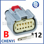 12 Pin Auto waterproof connector car headlight wire harness connector 33472-1260 33472-1259 33472-1206 33472-1207 For GM Ford