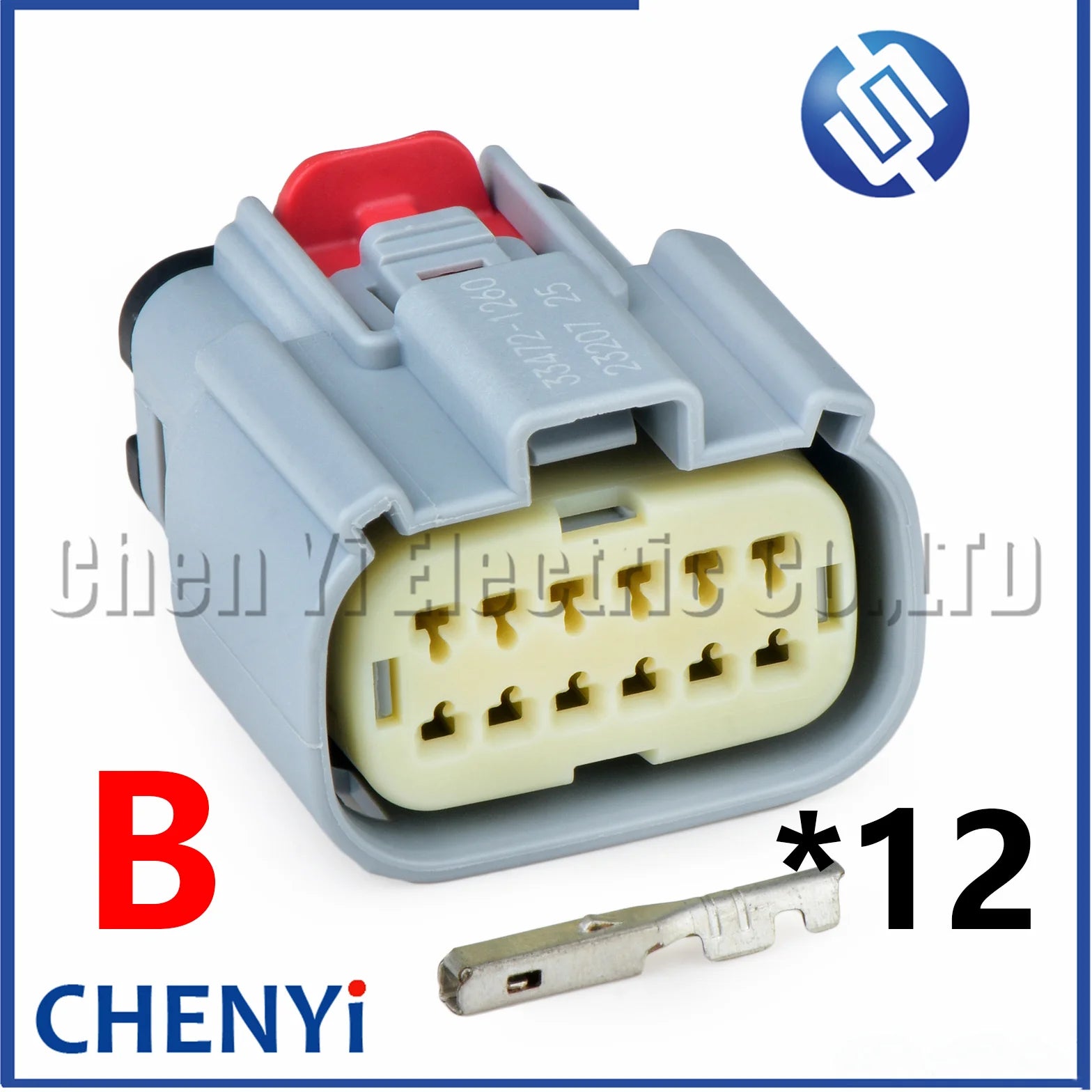 12 Pin Auto waterproof connector car headlight wire harness connector 33472-1260 33472-1259 33472-1206 33472-1207 For GM Ford