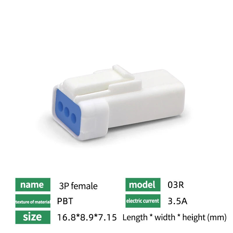 5/10/100 Sets Automotive Connectors JST02R-JWPF-VSLE 2/3/4/6/8 Pin Waterproof Connectors Male and Female Butt Plugs