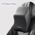 Car Lumbar Back Support Memory Foam Headrest Neck Lumbar Pillow Universal Soft Neck Pillows Seat Cushion Car Interior Accessorie