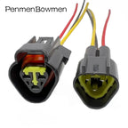 1 Set 3 Pin Auto Instrument Throttle Turn Grip Electrical Cable Connectors Male Female Wire Harness Plug FW-C-3M-B FW-C-3F-B