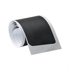 90cm Car Rear Trunk Guard Plate Sticker 3D Carbon Fiber Film Rear Bumper Trim Anti-Kicked Scratch Protection Sticker Strip Amagi