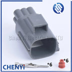6 Pin male or female 7282-5553-10 7283-5553-10 Electric Pump Plug Waterproof Electronic Fuel Pump Assembly Wire Sockets