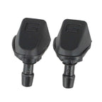 2Pcs Car Front Windshield Wiper Nozzle Car Fan-shaped Mist Windscreen Washer Water Spray Jets Nozzles Accessories