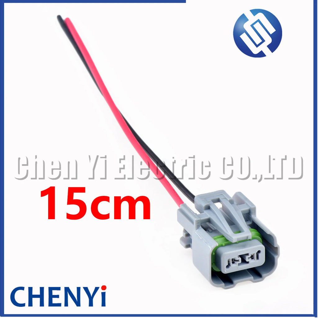 2 Pin auto connector front bumper radar probe fog lamp turn signal stoplight plug 15492200 13547918 For Ford Jeep Chevrolet