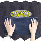 1-10pcs Absorbent Towel for Black Microfiber Car Wash Housework Cleaning Rags Cleaning Cloth Household Auto Washing Tools