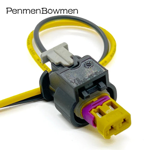 1 Ser 2 Pin Auto Fuel Injector Electrical Connectors Waterproof Female Wire Harness Plug 4F0973702A For Golf Jetta Passat Polo