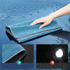 Thickened Car Cleaning Towel Multifunctional Water-absorbent Coral Velvet Microfiber Non-harming Car Special Wash Towel Amagi