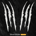 New 1pcs Claw Marks Headlight Decal Car Sticker Monster Claw Marks Car Headlight Stripes Scratch Vinyl Decal Universal For Most