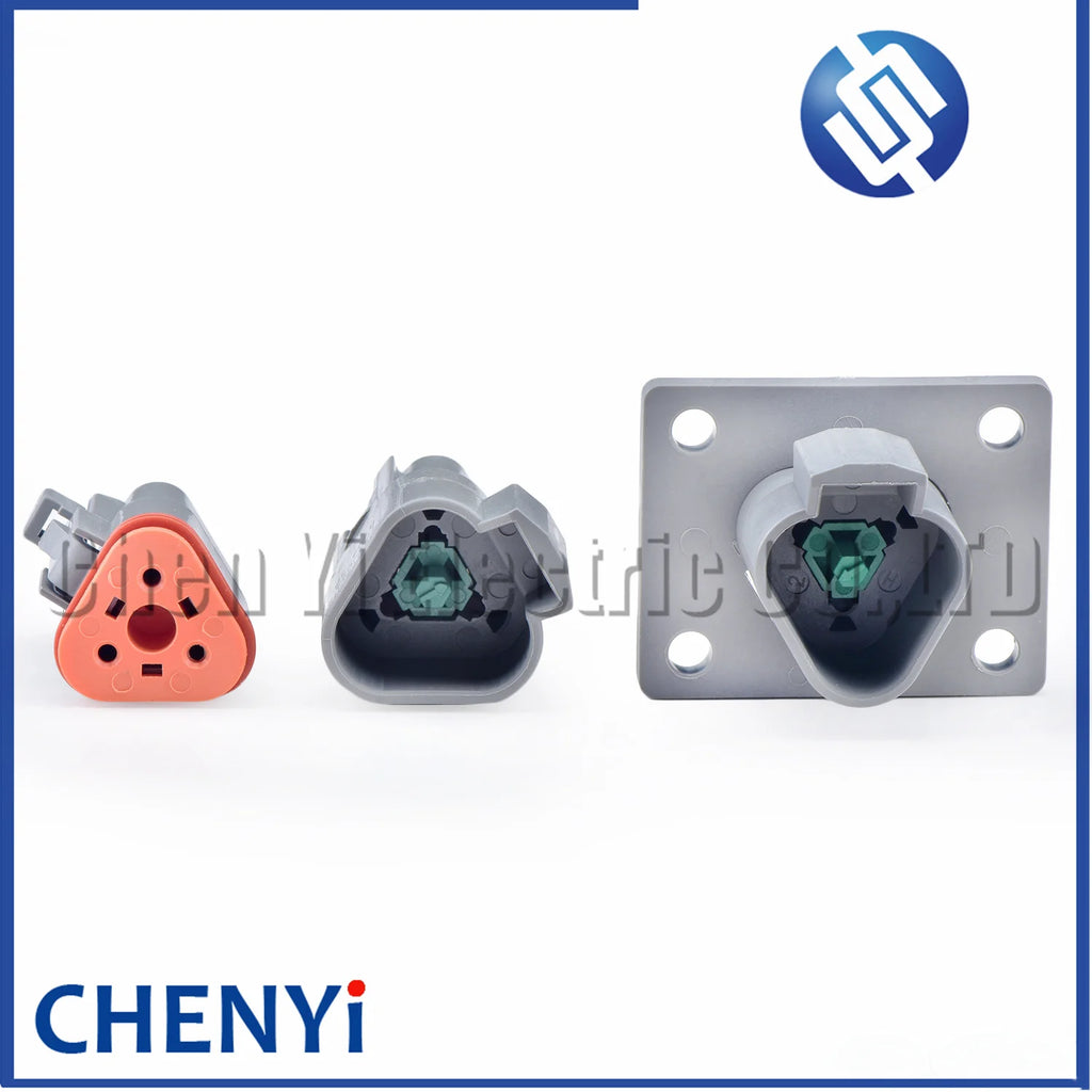 3 Pin Automotive Waterproof Connector Male or Female Wire harness plug DT06-3S DT04-3P DT04-3P-L012 For Deutsch DT series