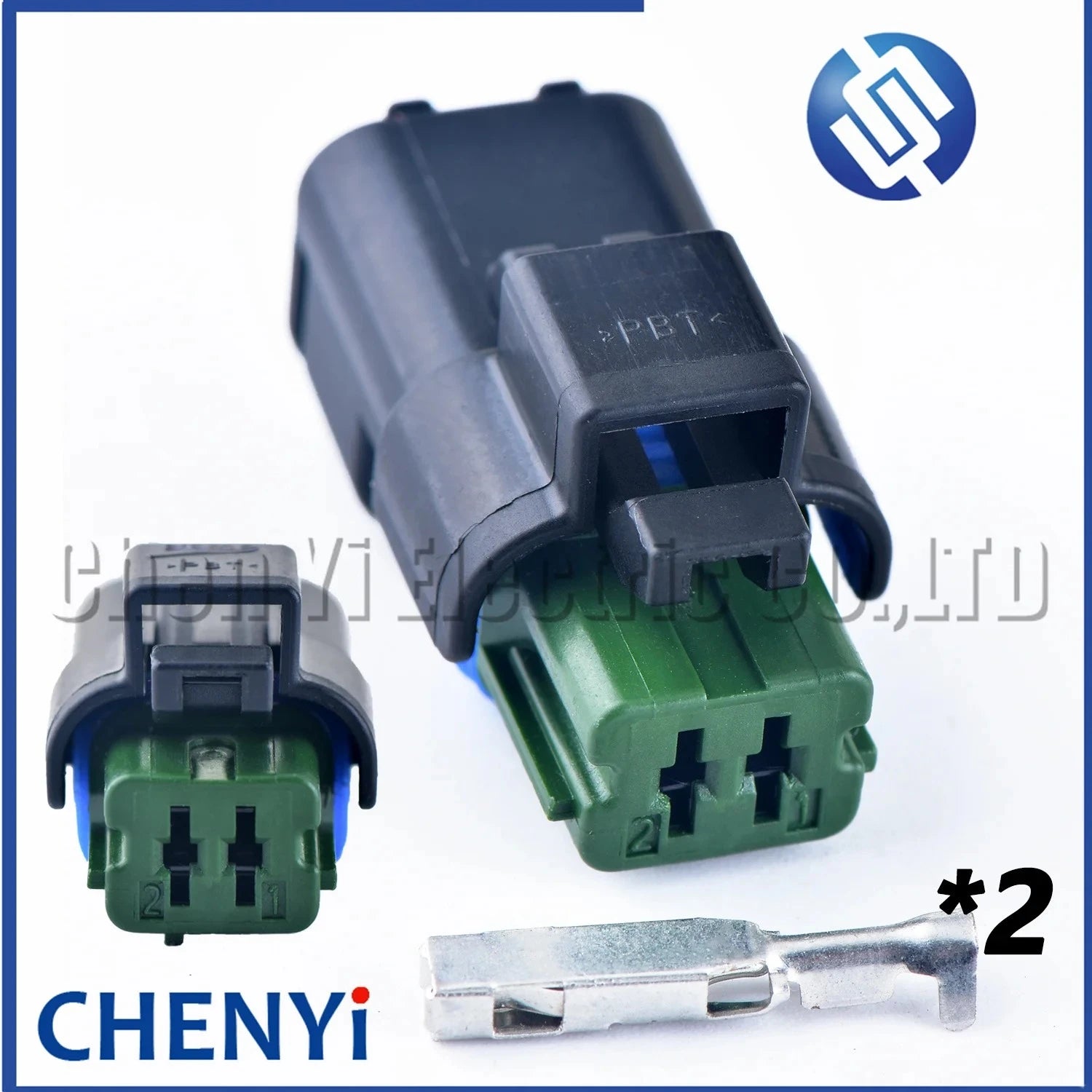 2 Pin Water temp sensor plug headlight air conditioning compressor connector 1121700225CE001 211PC022S5149 for Peugeot Citroen
