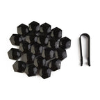 20x22mm Black Wheel Nut Bolt Covers ABS Cap For Range Rover For Vauxhal Protective Bolt Rims Cap Bolt Car Accessories