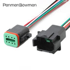 1 Set 2 3 4 6 8 12 Pin Auto Deutsch DT Series Enhanced Seal Electrical Cable Connectors Female Male Wire Harness Plug