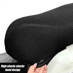 Motorcycle Electric Bike Breathable Seat Cover 3D Mesh Summer Heat Insulation Waterproof Pad Seat Cushion Honeycomb Mesh Amagi