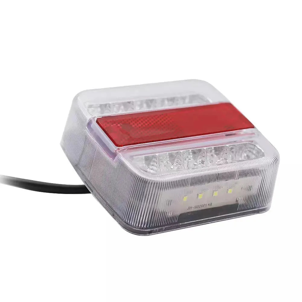 2Pcs Rear Submersible Trailer Tail Lights Kit Boat Marker Truck Waterproof Campers Trailer Taillights