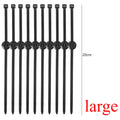 Car Clamp Fastener Screw Replacement Automotive Cable Tie Buckle Wire Management Fender Trunk Engine Skid Plate Tools 10pcs