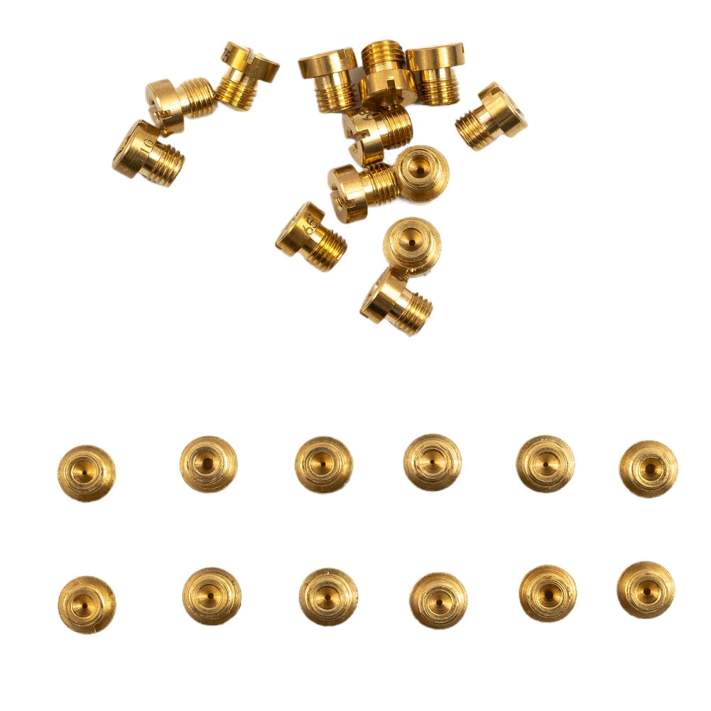 25pcs Carburetor Main Jet 55-115 M6 For Dellorto & For Mikuni 6mm Thread Carburetors Injector Nozzle Main Jet Set