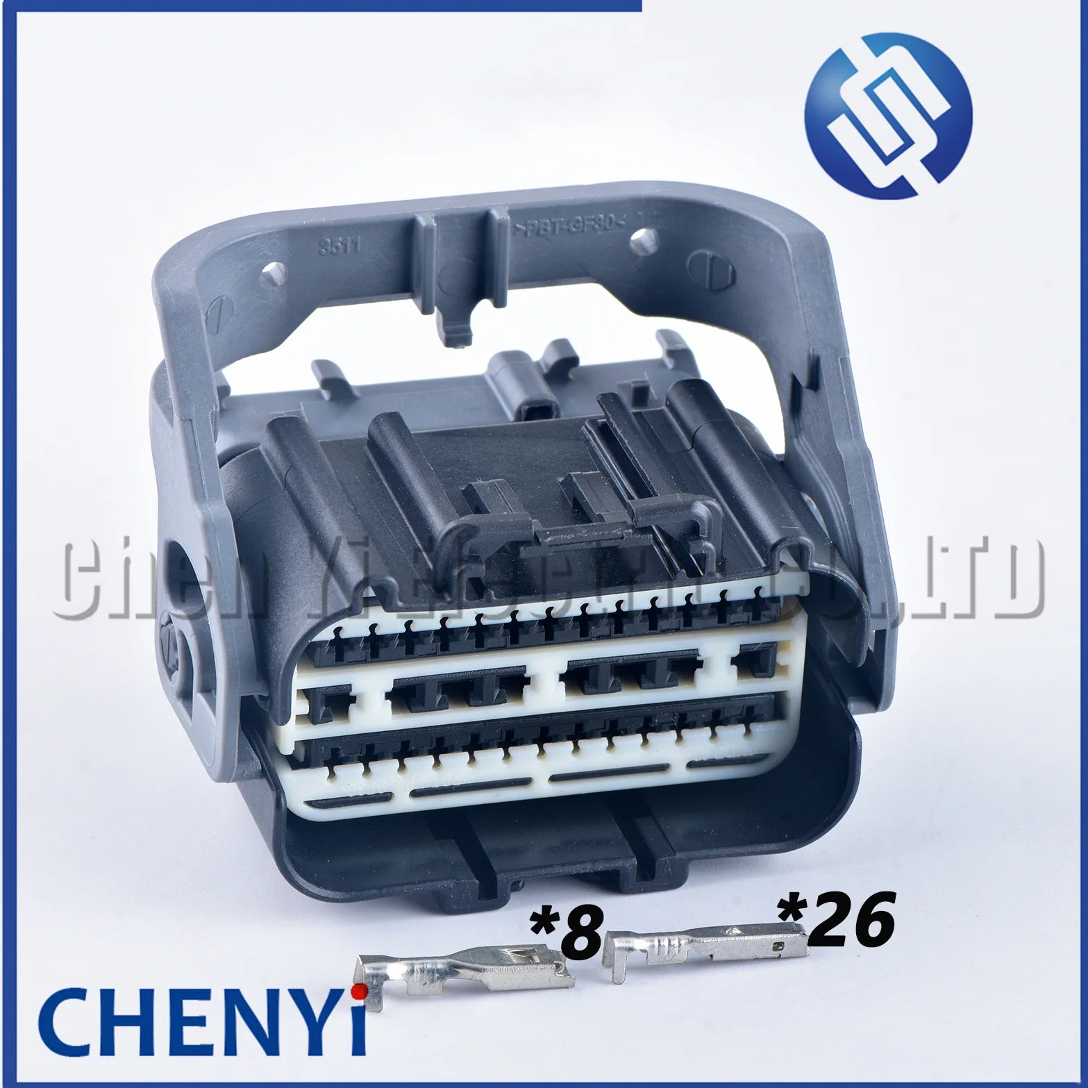 34 Pin Car Engine connector plug 3508A-01-002E 60013512A01C For Ford Transit Focus Ecosport Escape Escort Edge Fiesta Mondeo