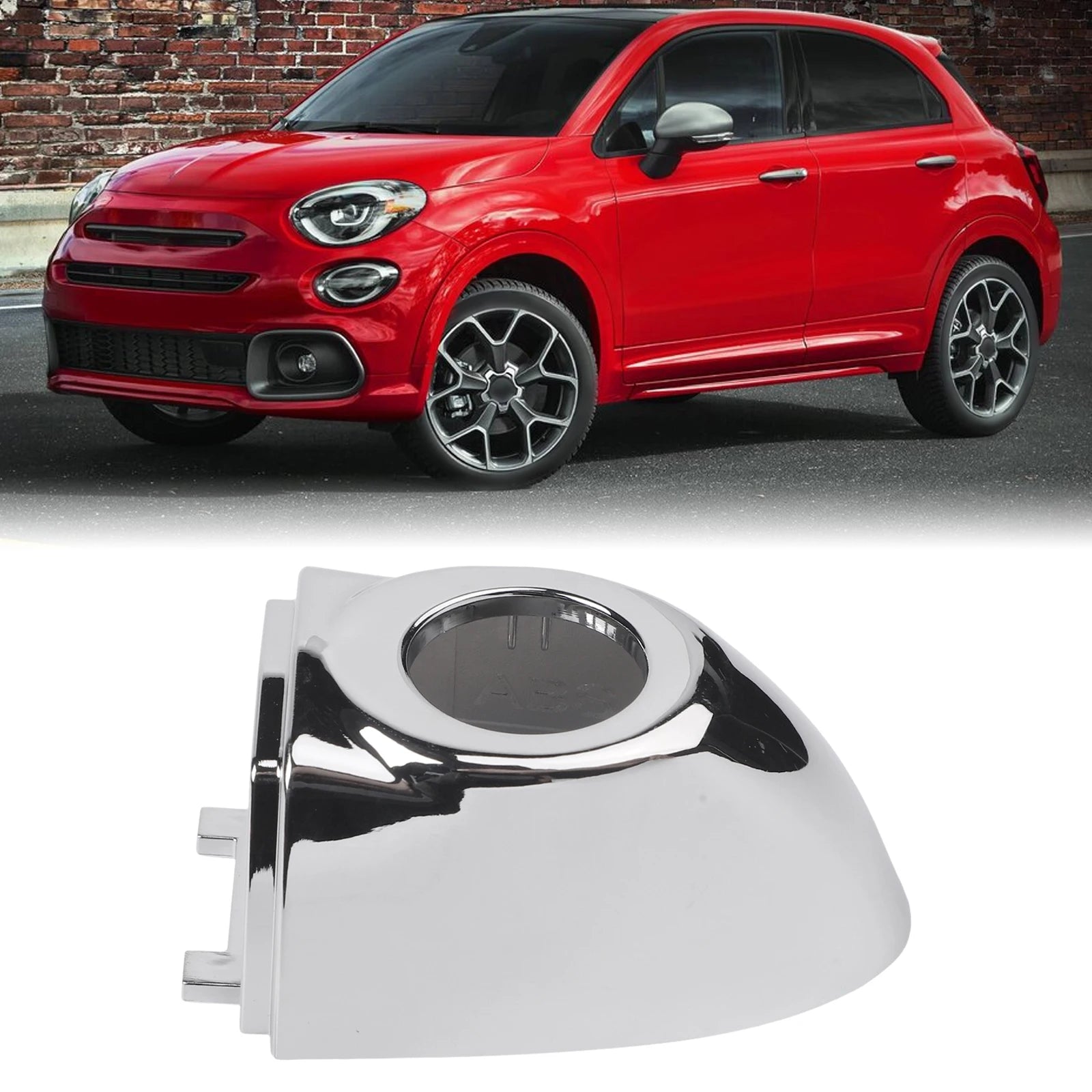 1PC Front Outer Door Handle Cap For Fiat For 500X 2016-2021 735607049  Replacement Front Outer Door Handle Cap
