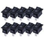 Push Button Switch 21x15mm SPST 2Pin 6A 250V KCD11 Snap-in on/Off Rocker Switch 21MM*15MM Black Red and White 10/5Pcs