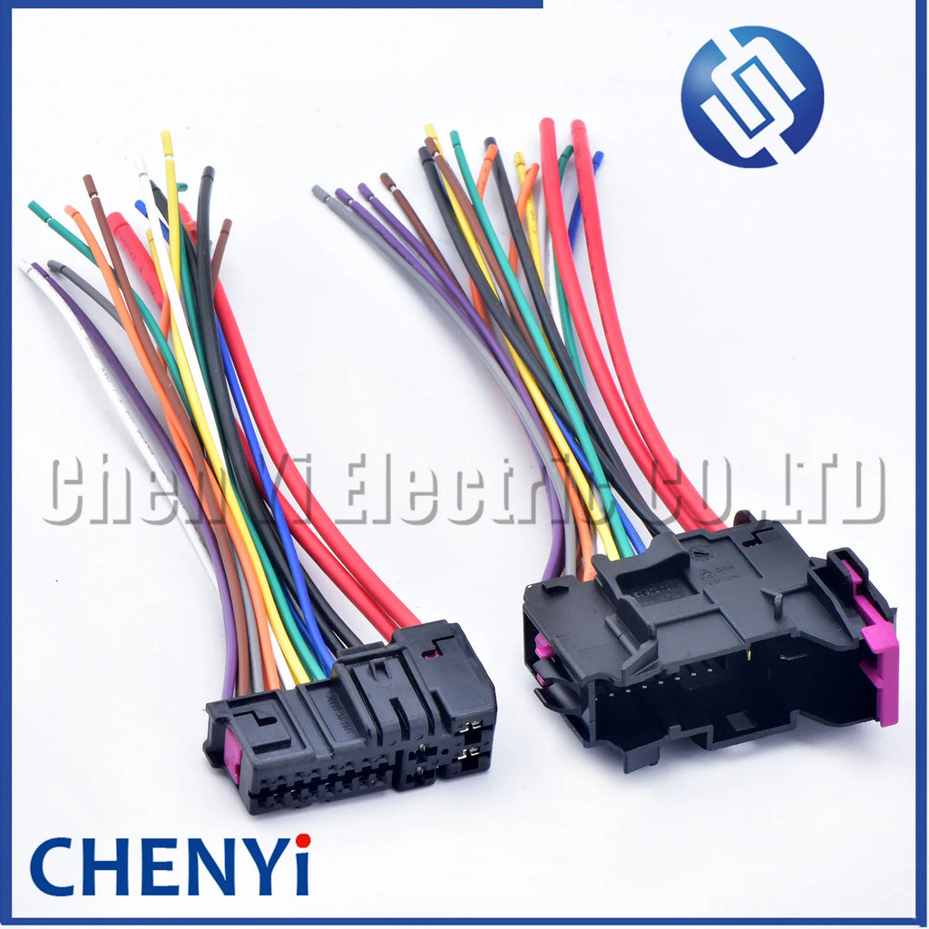 20-Pin Wire Harness Harness Automobile Waterproof Front Connector Audi