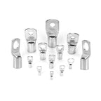 100pcs Copper Lug Ring Wire Connectors Cable Electric Crimp Terminal SC6-6 SC6-8 SC10-6 SC10-8 SC16-6 SC16-10 SC25-6 SC25-12