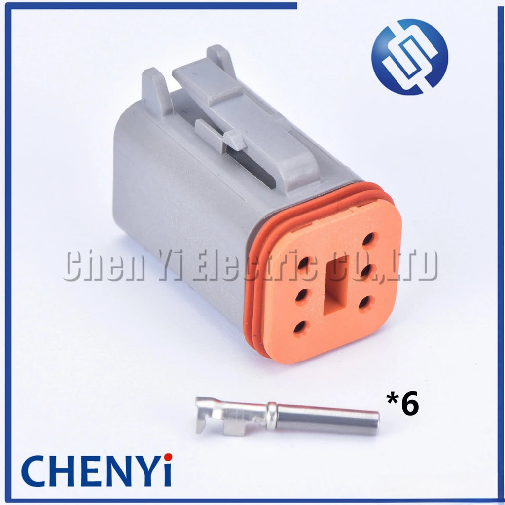 6 Pin Automotive Waterproof Connector Wire harness plug DT06-6S DT04-6P DT04-6P-L012 DT15-6P DT13-6P For Deutsch DT series